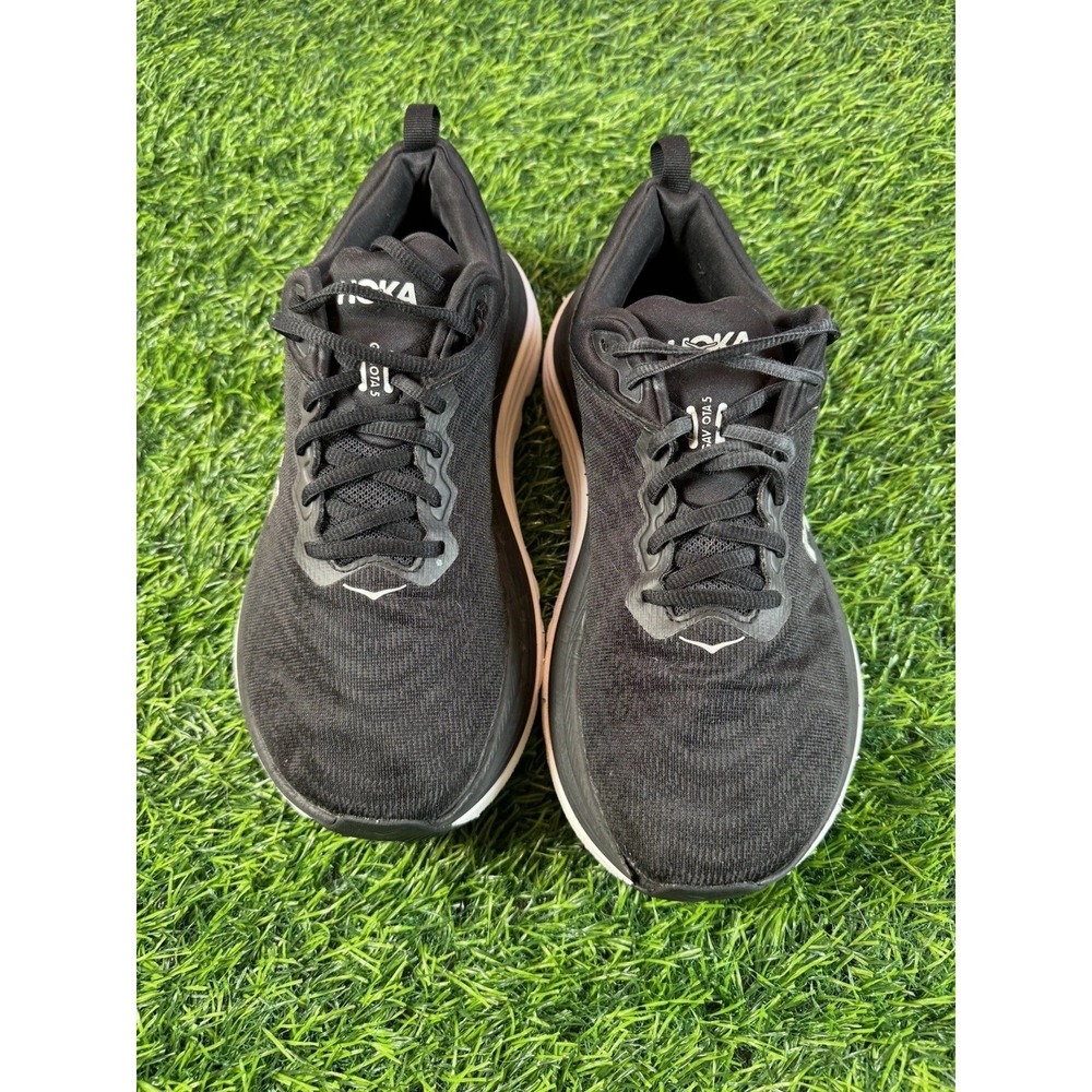 Hoka One One Mesh Black White size 9.5 D‎ Athletic Running Sneaker